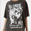 2026 Футболка Blondie Блондинка Черный Короткий рукав Хлопковая футболка Мужская Женская Летние Короткие рукава Та же Уличная одежда Ретро Уличный Y2K Топы