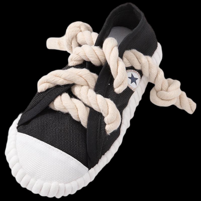 Qi'o Squeaky Slipper Dog Chew Toy