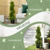 Artificial cypress 90cm artificial plant in spiral shape, plastic artificial plants in pot, modern decoration