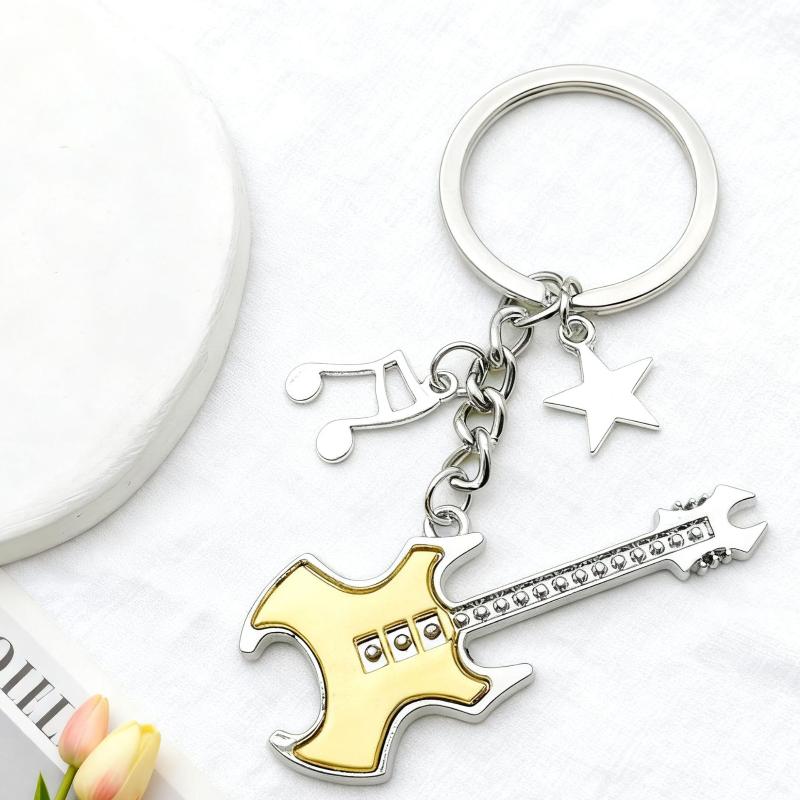 Хип-хоп Рок Гитара Брелок Крутой Панк Харадзюку Музыкальный Брелок Подвеска на Сумку
