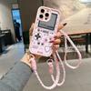 Совместимо с чехлом для iPhone iPhone 17 Pro Max, 13/14 Plus, можно носить через плечо на модных длинных ремешках для женщин 15/16