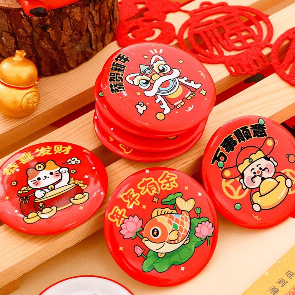 High Beauty Brooch Decoration Badge Cute Design New Year's Badge Children Party