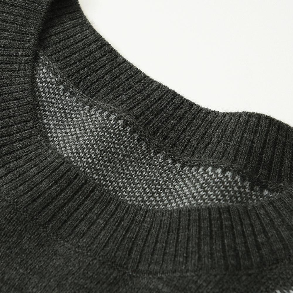 Женский свитер, осень 2023 г., топы с круглым вырезом и длинными рукавами, вязаный пуловер большого размера, повседневный джемпер с принтом