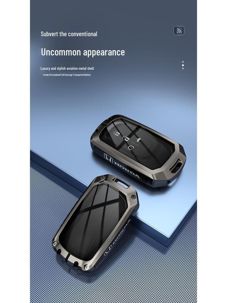 Чехол для ключа Honda, совместимый с моделями CRV, Civic, Accord, XRV, Vezel, Avancier, Breeze, UR-V и Spirior