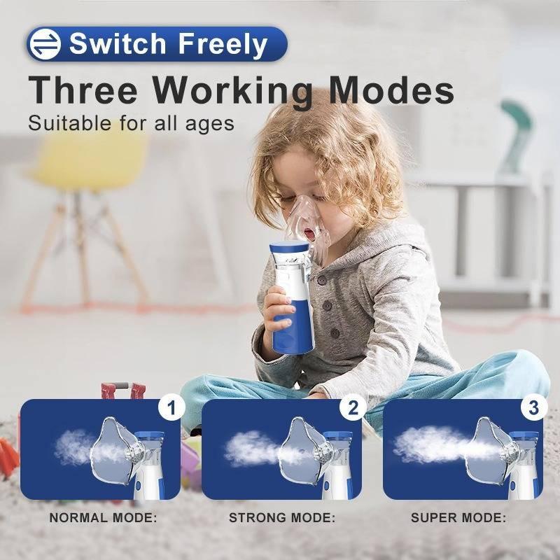 Ручной ингалятор-небулайзер Портативный дизайн Устройство Подходит для домашнего использования Путешествия