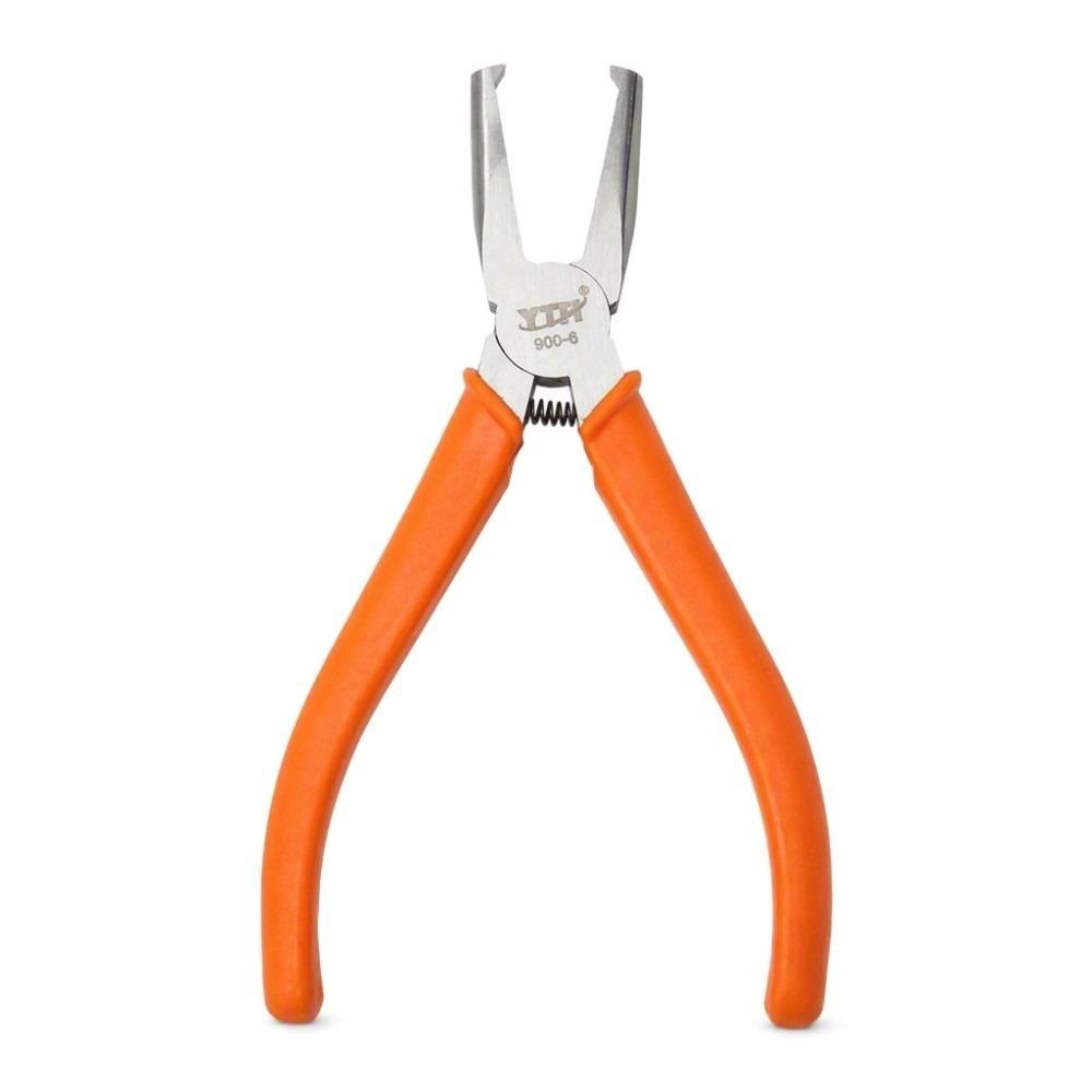 90 Degree Bent Jaw End Cutting Pliers 8mm Cutting Capacity Bent Nose Pliers Electronics Repair