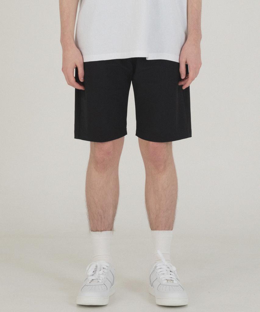 PIANER Cool Stretch Training Knee-Length Shorts (Black)