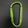Outdoor Aluminum D Shape Locking Carabiner Keychain Backpack Clip Rope Hook for Camping Hiking Gear Accessories