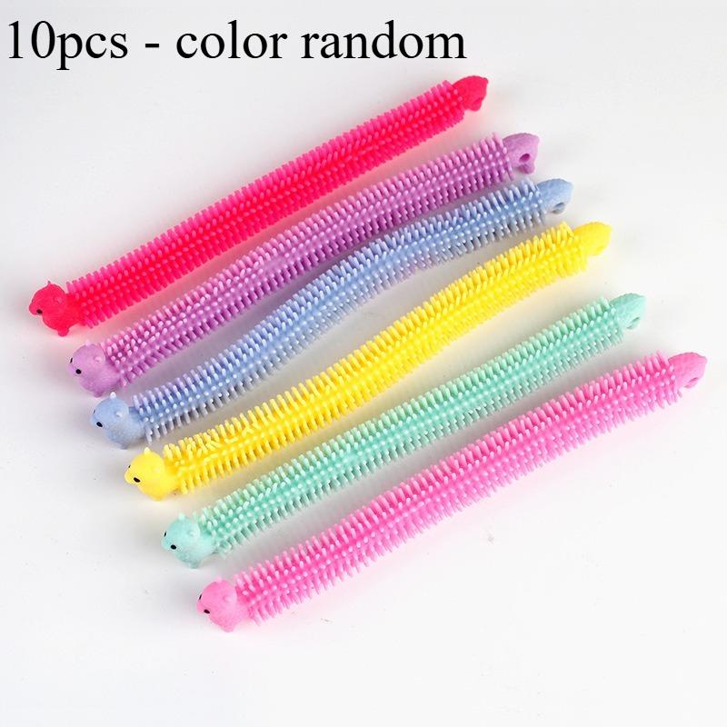 Браслеты-альпаки для релаксации | Тянущиеся игрушки, для подарков на Хэллоуин, Рождество, Пасху, призы для офиса и школы (Случайные цвета)