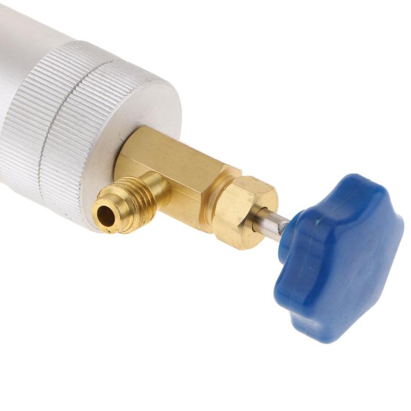 R134A R12 R22 Oil Filling Pipe Air Conditioner Additive Tool for Car AC Refrigeration System Repair