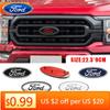 Автомобильная наклейка Ford New 2025 Горячая 22.3X9см Наклейка-эмблема на переднюю решетку автомобиля Наклейка на задний багажник Запасные аксессуары Для Ford F150 F2