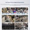 Крючок-застежка карабин с вертлюгом из цинкового сплава, разных размеров, для поводков домашних животных и багажа