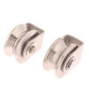 1 Piece U/V/H Shape Shower Door Pulley 201 Stainless Steel Sliding Door Roller Wheel Pulley With Bearing Furniture Accessories