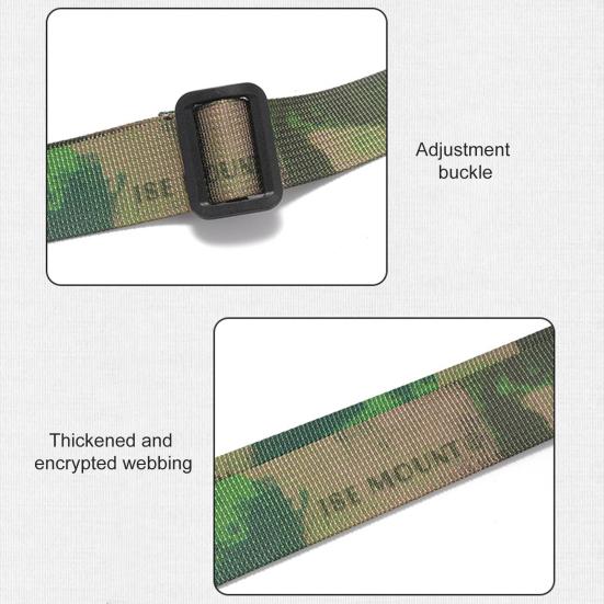 Outdoor Camping Crossbody Quick Release Extensible Bag Strap Adjustable Length Shoulder Strap with Multi-Hanging