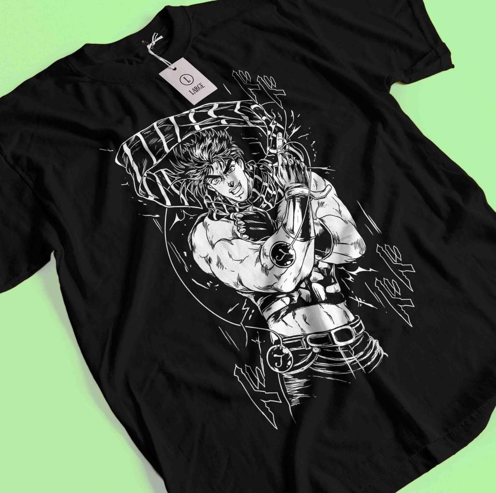Jojo's Bizarre Adventure Shirt Jotaro Kujo Tshirt Dio T-Shirt Giorno Yoshikage