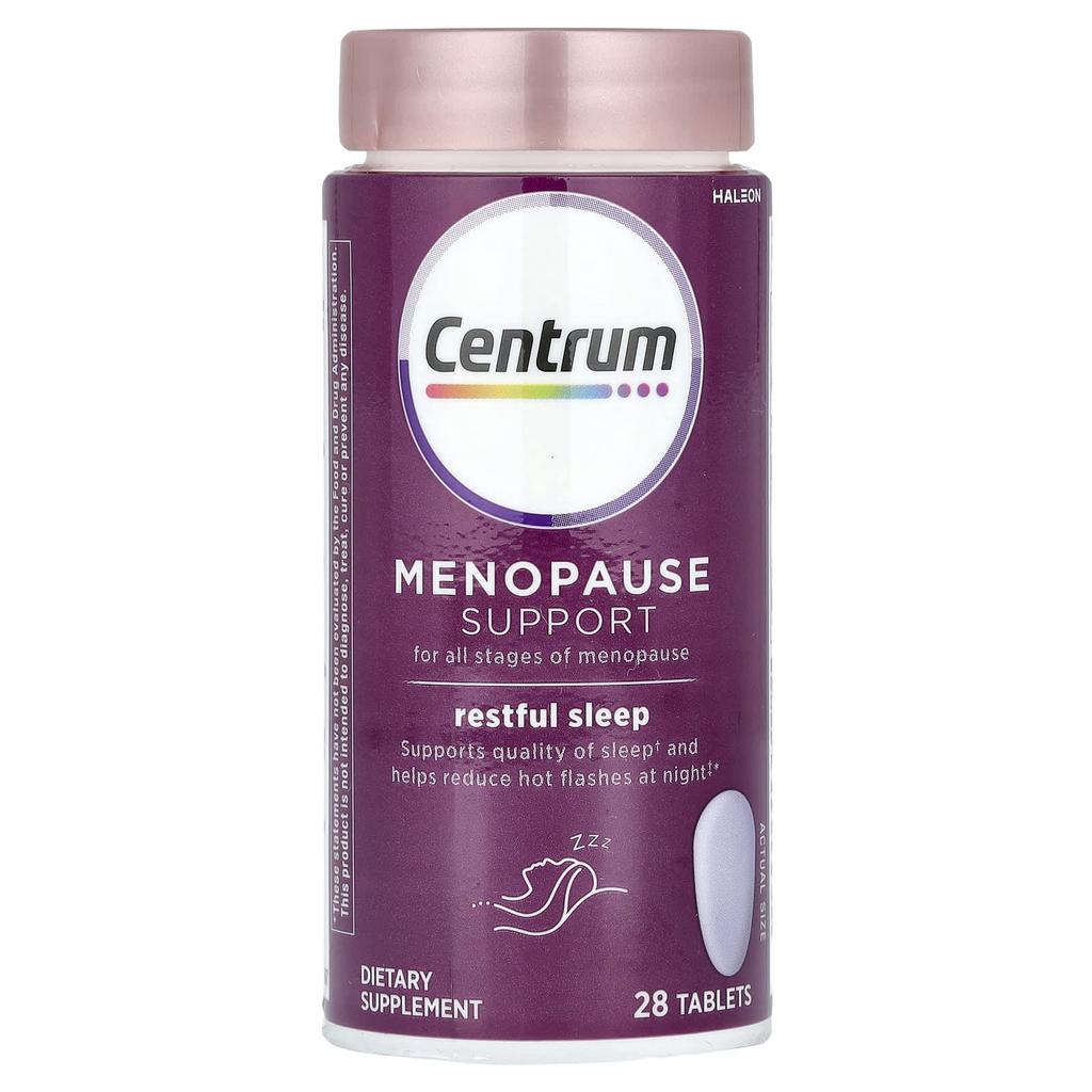 Centrum, Menopausal Symptom Relief, Restful Sleep, 28 tablets