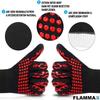 FLAMMAX Grill Gloves, Oven Gloves, BBQ Heat-resistant, 1 Pair