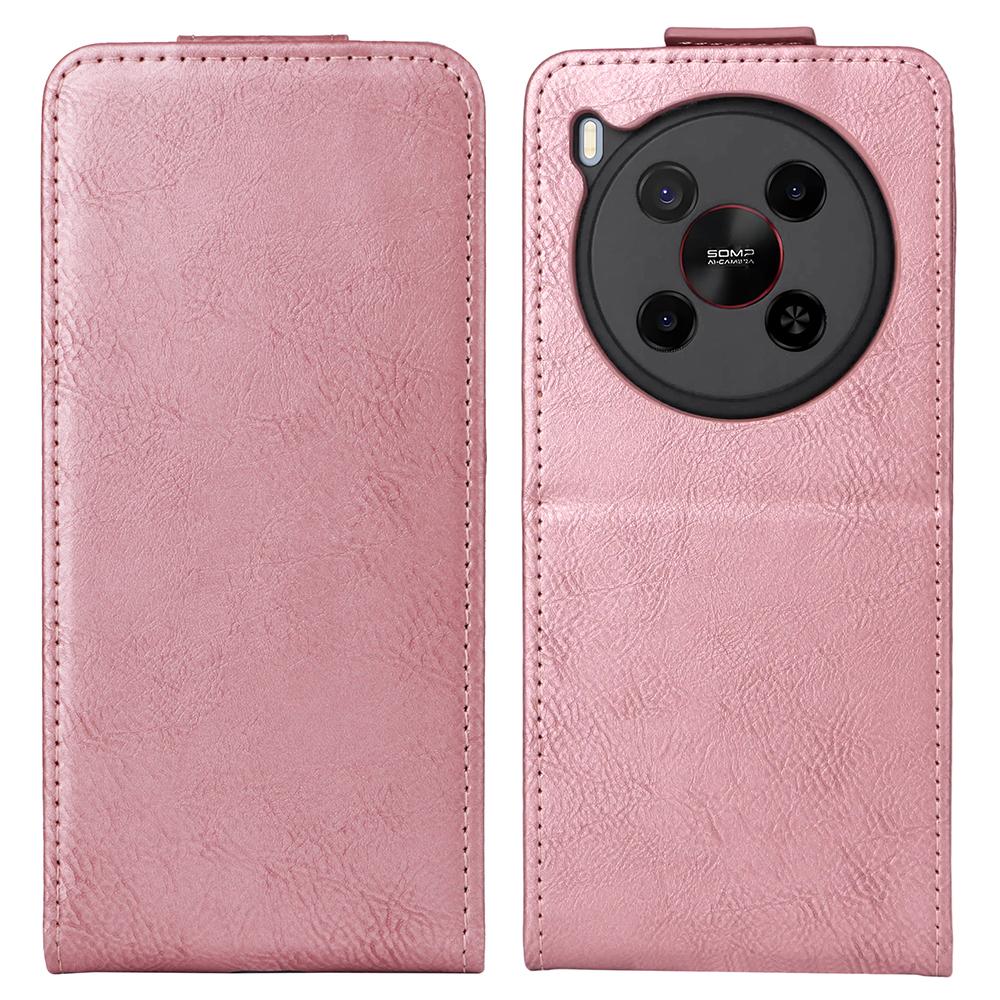 Для ZTE Blade V70 Max Чехол-подставка Магнитная застежка Вертикальный откидной Кожаный чехол для телефона с держателем для карт