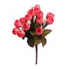 Искусственная роза 15 головок реалистичный красочный искусственный цветок свадьба дом офис стол