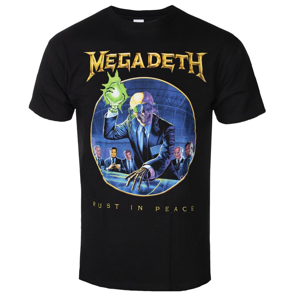 Yk Megadeth Graphic Cotton Tshirt Unisex Summer Short Sleeve Fashion Brand Tee Luxury Casual Vintage Tees
