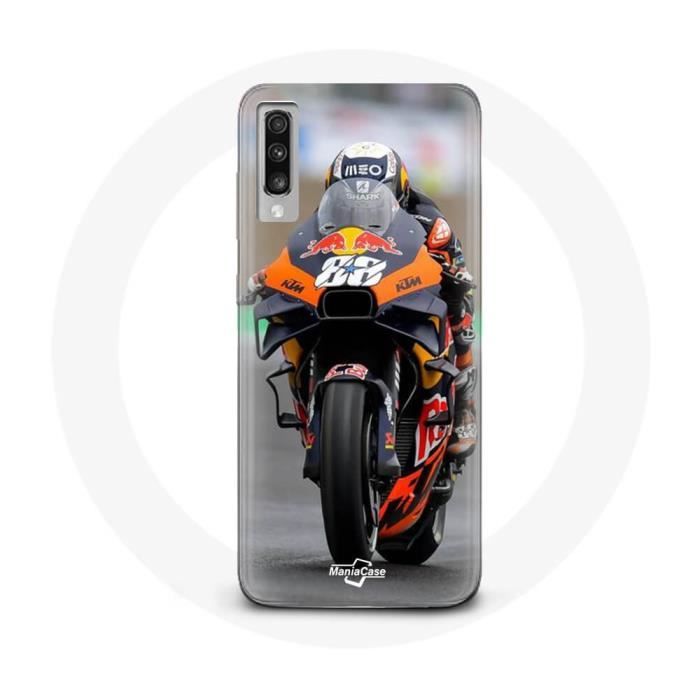 Coque - MANIACASE - Samsung Galaxy A70 - Souple - Miguel Oliveira Moto GP - Blanc