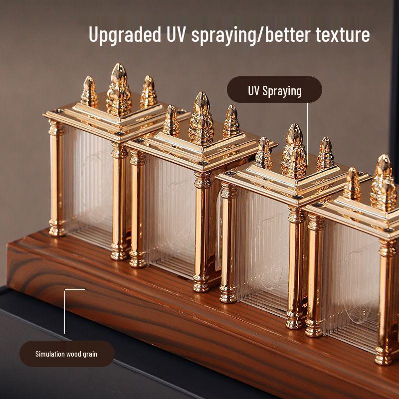 RGB Симулированные лампы Никси Настольные часы - DIY Украшение для игровой комнаты