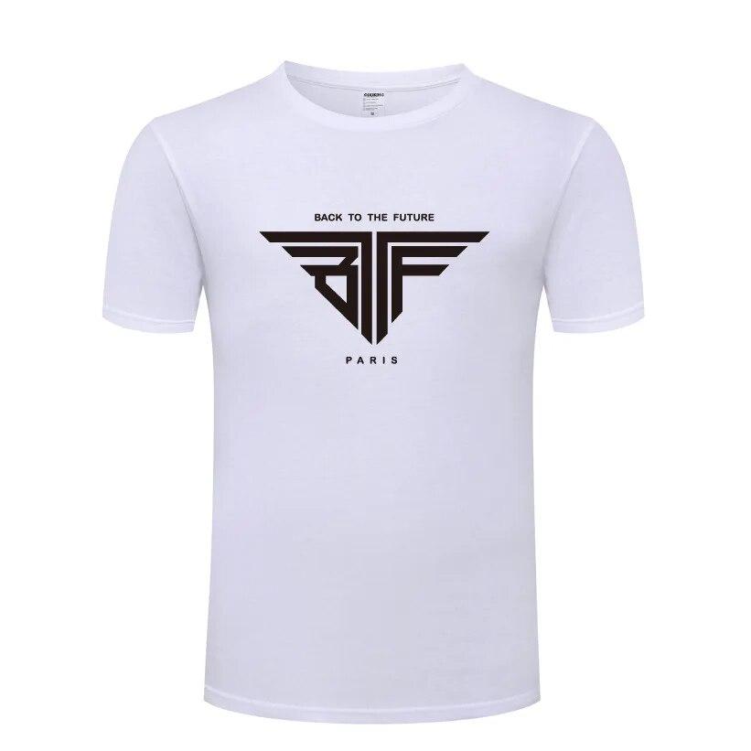 Back To The Future BTTF T Shirts Unisex Short Sleeve O Neck Cotton Unisex T-Shirt Cool Fashion Funny Streetwear Top Tee Big Size