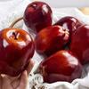 Pack Of 4 Artificial Red Apples Replicas Ornament For Home Decoration And Photography Property Realistic Faux Fruit