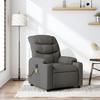 VidaXL Reclining Massage Armchair, Chair with Footrest, Seat with Backrest and Armrests Living Room, Modern, 374157