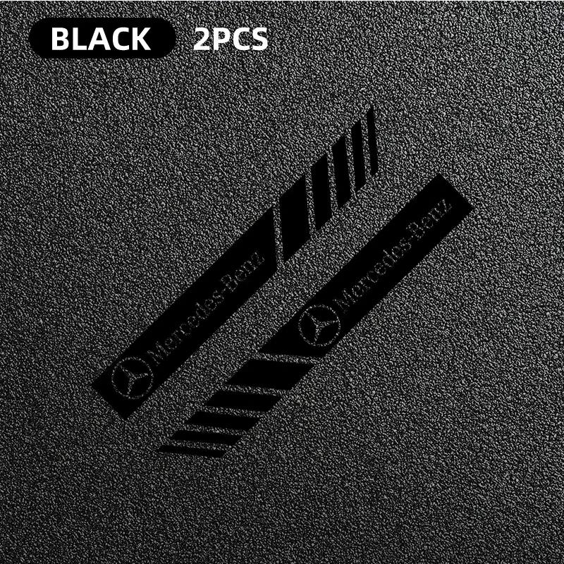 GOX3 2pcs/set Car Sticker Rearview Mirror Side Decal Stripe For Mercedes Benz AMG A B C E S class GLA GLC CLA GLK GLE Accessories