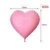 1PC Huge heart-shaped Aluminum 63 inch Foil Balloon Day Wedding Scene Birthday Anniversary Engagement Party Decoration Supplies