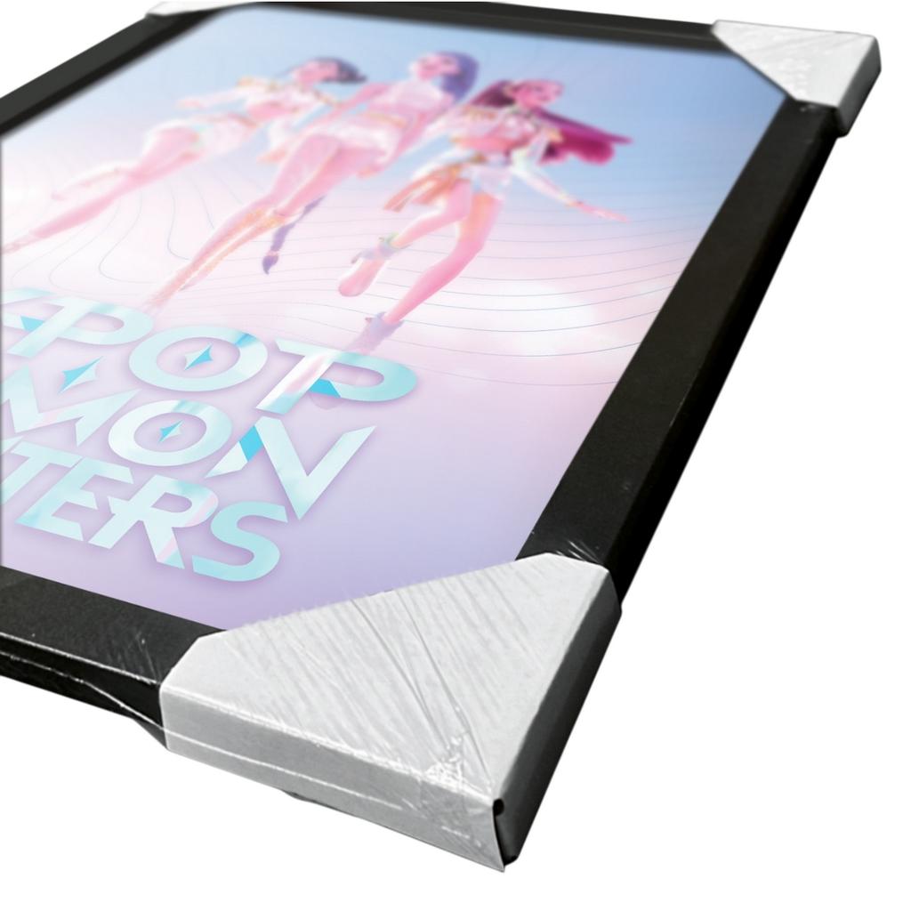 K-Pop Demon Hunters Trio Framed Poster