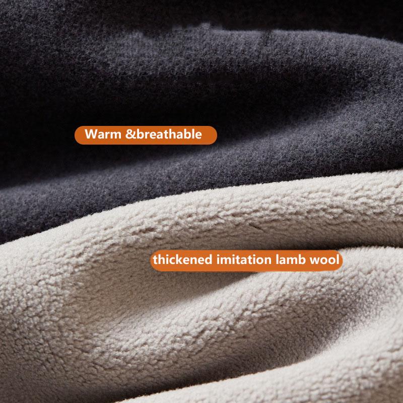 2PCS/SET Winter Warmth Underwear Autumn Pants Set Thermal Underwear Made of Lambswool for Men Women Winter Warm Pants for Students Cold Resistant