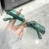 Модные солнцезащитные очки без оправы женские Advanced Sense новые большие тонкие солнцезащитные очки с защитой от ультрафиолета градиентные очки класса люкс