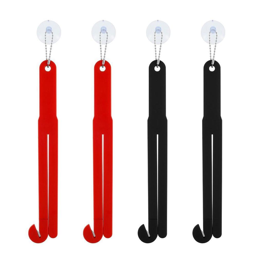 2 шт. Пластиковый открыватель для пищевых пакетов Легкий резак для пищевых пакетиков Выжималка с цепочкой и присоской для дома, кухни