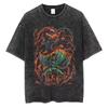 New Hip Hop Vintage Tshirt Men Streetwear Harajuku Japanese Anime  Print Tee Summer Fashion Short Sleeve  Cotton Top