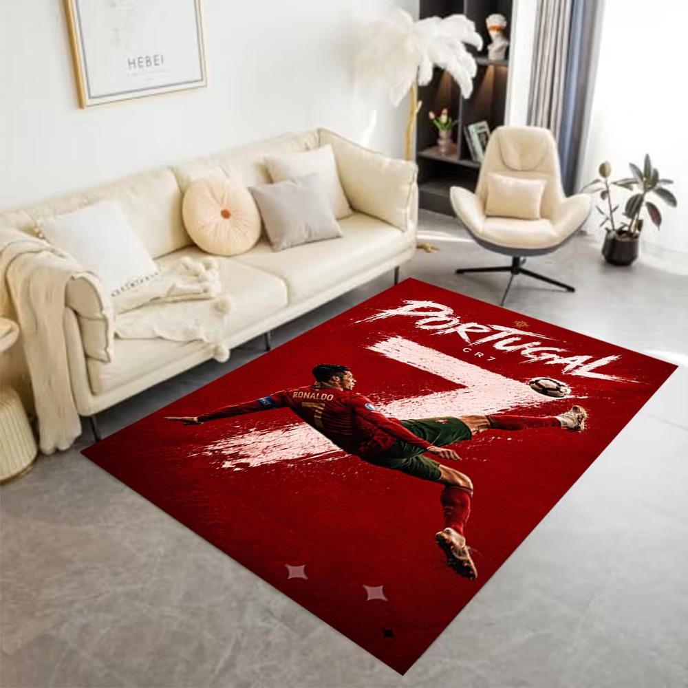 Crz Football Legends Carpet Perfect for Game Room Playrooms Dormitory Decorate room Anti-slip Rug Decorate Offices Spiritual Gift