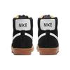 Nike Женские кроссовки Blazer Mid 77 Черный Белый Резина Обувь для скейтборда DB5461-001