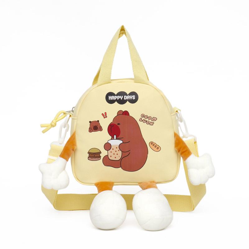 Kids Backpack For Preschool With Nylon Material And Cartoon Pattern