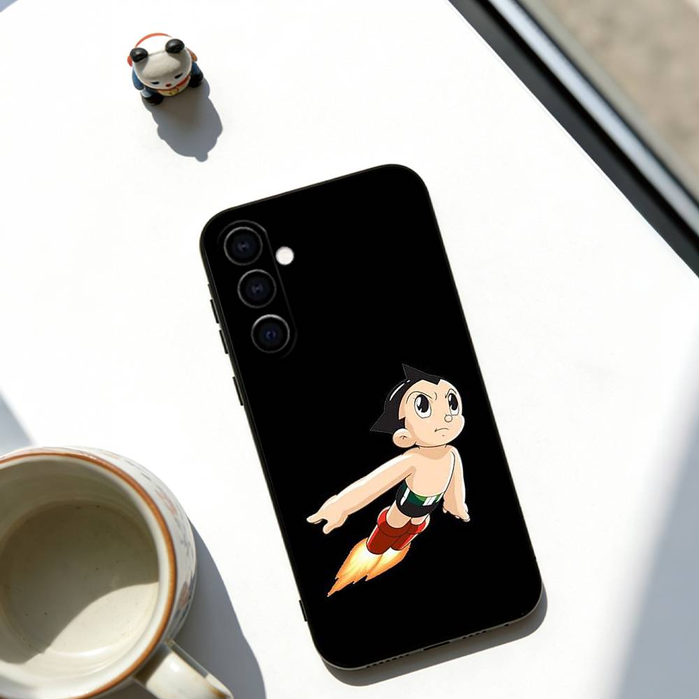 Astro Boy Phone Case For Samsung Galaxy A73,A72,A71,A70,A53,A52,A51,Others Soft Black Cover