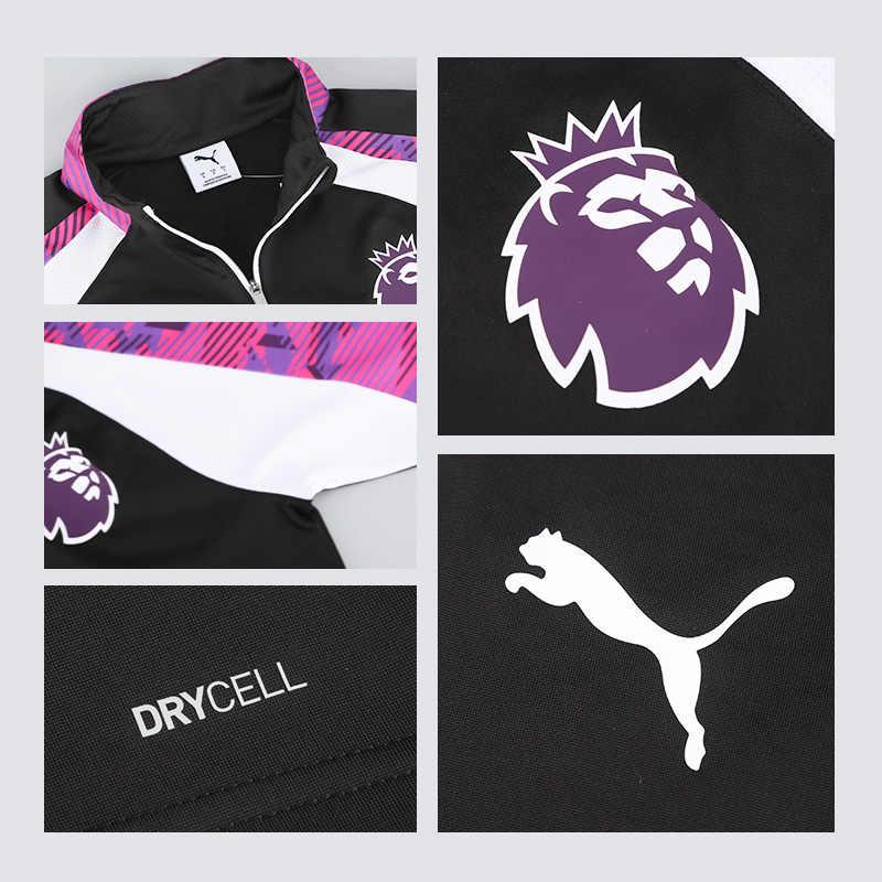 Puma Мужская тренировочная спортивная серия Черная модная толстовка с воротником-стойкой на молнии до середины Толстовка для мужчин 660382-01