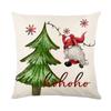 Christmas Red and Black Plaid Polyester Printed Pillowcase Home Living Room Sofa Cushion Cover Bedroom Pillow Cover