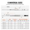 10 Pairs of 558.8mm Drawer Slides Side Mount Rails, Heavy Duty Full Extension Steel Track, Soft-Close Noiseless Guide Glides Cabinet Kitchen Runners