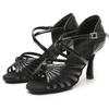 Women's Latin Dance Shoes Ballroom Dance Shoes PU Dance Shoes 9CM Heel