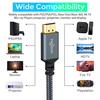 HDMI-кабель 3 м, Twozoh HDMI 2.0 4K/60 Гц 2160p 1080p 3D HDCP 2.2 ARC Standard, плетеный нейлон, подходит для Nintendo Switch, PS5, PS3, PS4, ПК, проектора