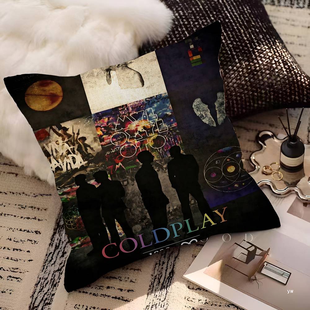 Подушка с изображением Coldplay (Band C) Чехлы для подушек Декор в деревенском стиле Домашние декоративные чехлы для подушек на диван