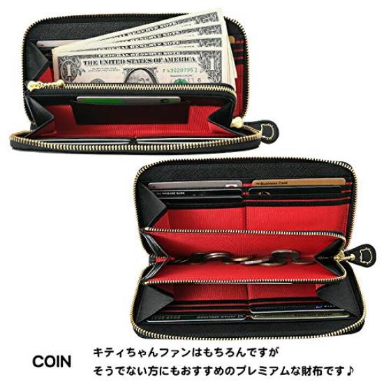 Женский длинный кошелек Hello Kitty на молнии с лентой, 12160 (розовый)