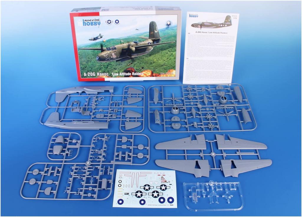 Special Hobby US Army Douglas Havoc Attack Aircraft Pacific War Пластиковая модель SH72478 1/72 A-20G Двухмоторный