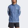 Adidas Жилет Over-The-Top в полоску с цветными блоками на молнии, мужская верхняя одежда, синий IN1496
