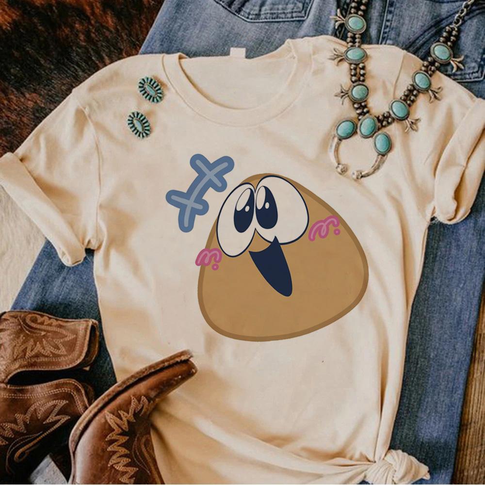 Pou T Shirt Unisex Summer Tshirt Girl Unisexga Anime Clothing